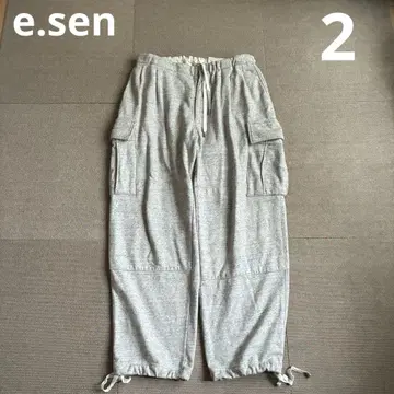 e.sen 맨투맨 카고 팬츠 그레이 2 이센 텐박스
