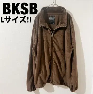 BKSB 플리스 지퍼 후드티 브라운 L 빅 사이즈 따뜻한 소재 새상품급