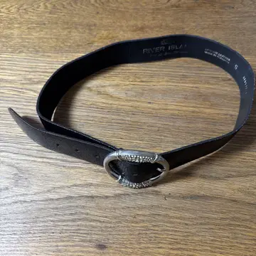 RIVER ISLAND 블랙 벨트 S 사이즈