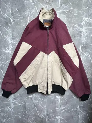 80~90s Wrangler 절개 컬러 블루종 vintage 블루종