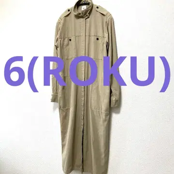 6(ROKU) COTTON KARSEY DRESS 밀리터리 원피스