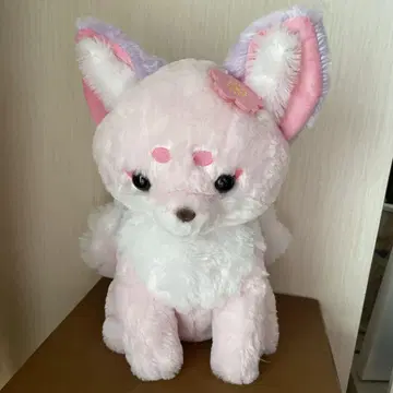 초콘과 여우 구미꽃야행 울트라 BIG 40cm 딸기모찌