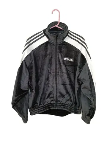 adidas 아우터 벨로아 W ADIBREAK VELOUR TT 블랙