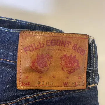 FULL COUNT & CO. 스트레이트 데님 W31
