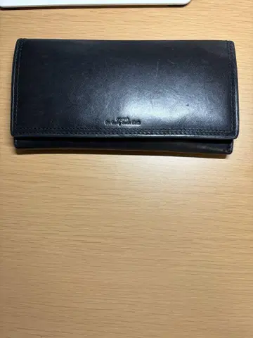 JOYA 천연 가죽 새들 레더 장지갑 블랙