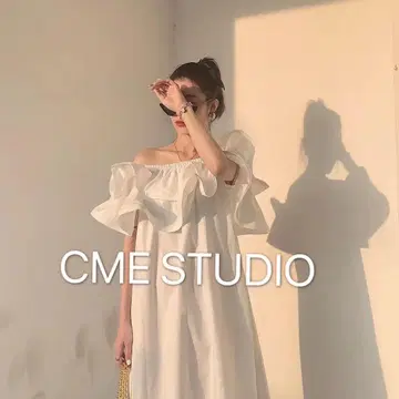 프릴 오프숄더 원피스