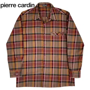 09M196 피에르 가르뎅 울 셔츠 박스 실루엣 M