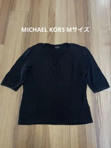 MICHAEL KORS 블랙 반팔 니트