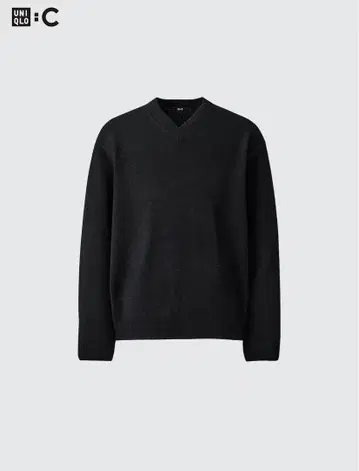 uniqlo c 릴랙스 V넥 스웨터