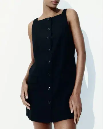 H&M 스퀘어넥 원피스