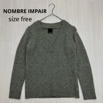 NOMBRE IMPAIR 놈브르 임페어 V넥 니트 스웨터