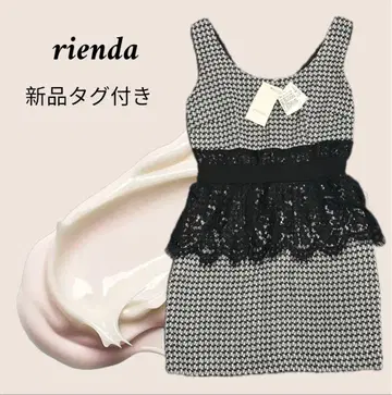택 포함 새상품 rienda 드레스 원피스 레이스