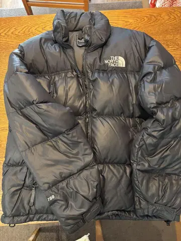 THE NORTH FACE 블랙 다운 자켓 L