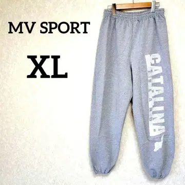 한정판 MV SPORT [ XL ] 그레이 스웨트 팬츠 남녀 공용
