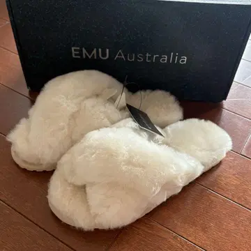 새상품 EMU Australia 무스탕 퍼 샌들 Mayberry