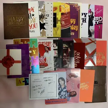 B'z 그리팅 카드 1996년~ 묶음 판매 83통
