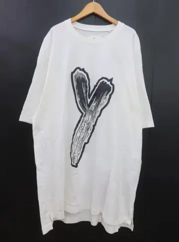 Y-3 와이스리 HY1272 로고 GFX 티 반팔 티셔츠