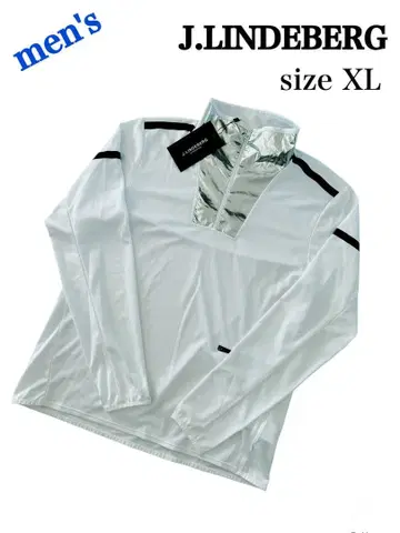 미사용 새상품! 제이 린드버그 하프 지퍼 상의 남성용 XL LL