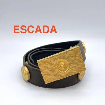 [ S ] ESCADA 에스카다 스웨이드 디자인 벨트 브라운 계열