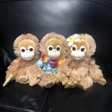 Baby coco 오랑우탄 봉제 인형 3개 세트