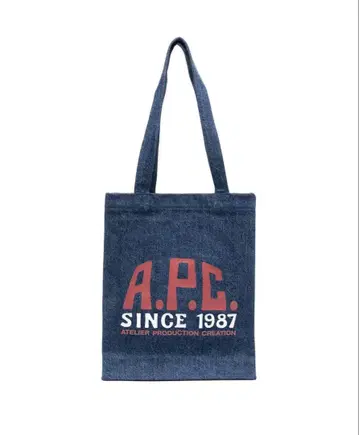A.P.C. 데님 토트백