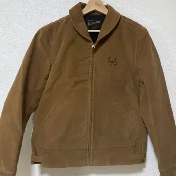 라디얼 스웨이드 집업 자켓