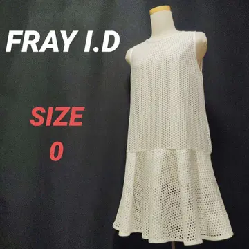 FRAY I.D 프레이 아이디 플레어 원피스 펀칭 점프 스커트