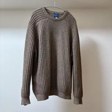 XL 1980~1990년대 빈티지 베이지 니트 브라운 그레이지