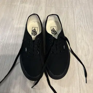 VANS 오센틱 BLACK/BLACK