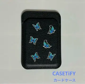 CASETiFY 케이스티파이 MagSafe 월렛 블랙 나비