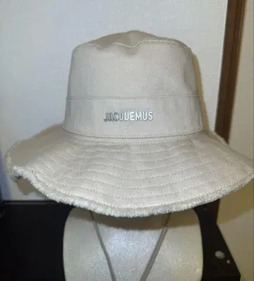JACQUEMUS 베이지 버킷햇 100% 코튼