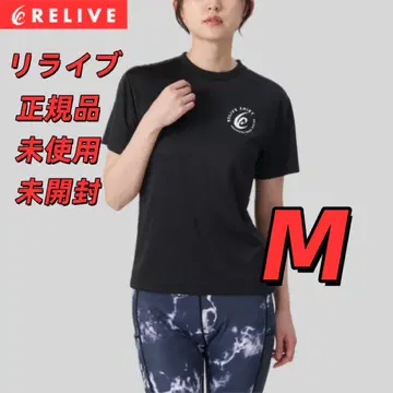 리라이브 셔츠 ReLive 회복 이너 M 사이즈 블랙 남녀 공용