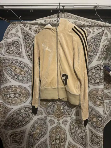 adidas 집업 저리 베이지
