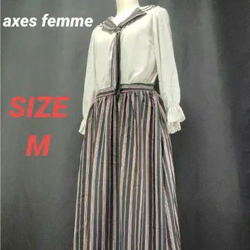 axes femme 엑시즈팜 도킹 원피스 스트라이프