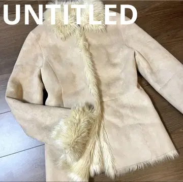 가격 대폭 인하 새상품급 UNTITLED 언타이틀 인조 모피 무통