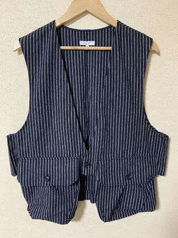 ENGINEERED GARMENTS 스트라이프 베스트 M 사이즈