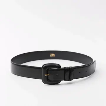 zara 블랙 가죽 벨트