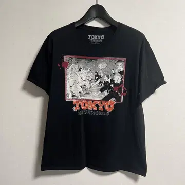 TOKYO REVENGERS 블랙 T셔츠