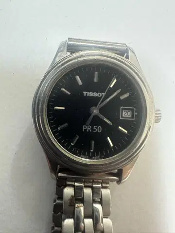 TISSOT PR 50 손목시계 블랙