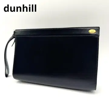 새상품급 dunhill 던힐 세컨드 백 클러치백 가죽 블랙