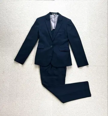 ORIHICA 여성용 네이비 수트 셋업 WASHABLE