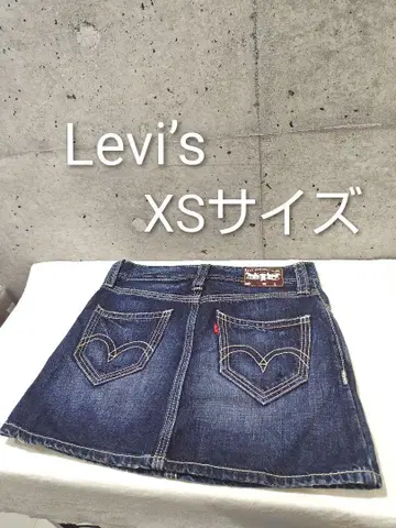 6001 리바이스 데님 사다리꼴 스커트 XS