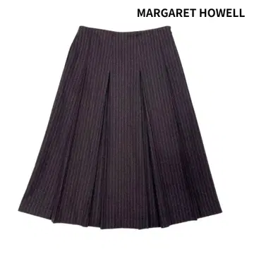 MARGARET HOWELL 마가렛호웰 울 플리츠 스커트