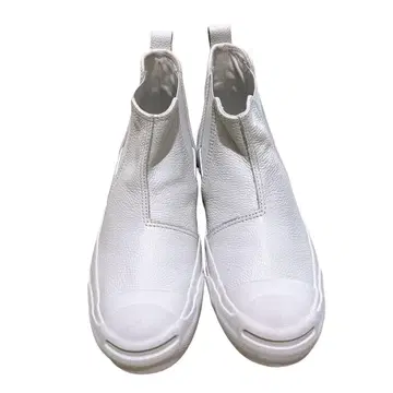 converse 화이트 가죽 사이드 고어 부츠