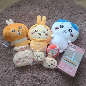 치이카와 하치와레 토끼 봉제 인형 굴러가는 클리너