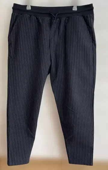 ZARA/네이비 스트라이프 조거 팬츠