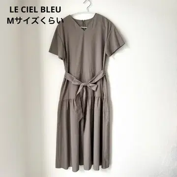 36 사이즈 LECIELBLEU 르쉘블루 원피스 그레이지 허리 끈 포함