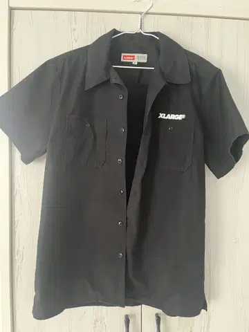 XLARGE 반팔 워크 셔츠 M 블랙