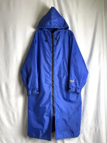 90s AMERISPORT 나일론 벤치 코트 M 블루 플리스