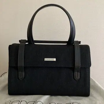 세르지오 로시 블랙 핸드백
